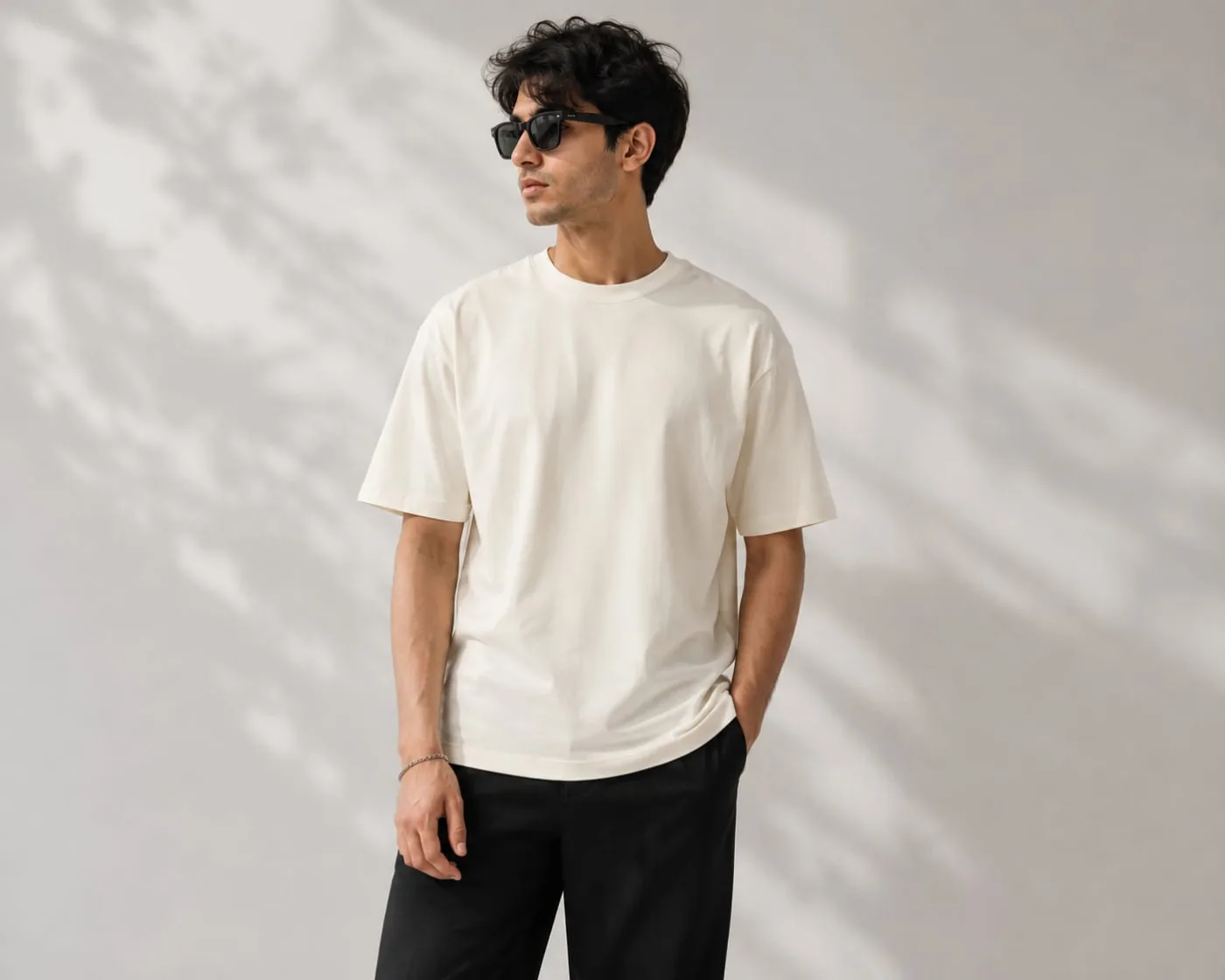 Ivory Heavyweight Oversized T-Shirt